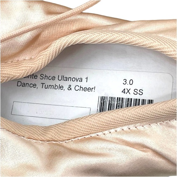 Grishko Ulanova I European Pink Soft Shank Ballet Pointe Shoe Size 3.0 4X SS - Picture 7 of 7